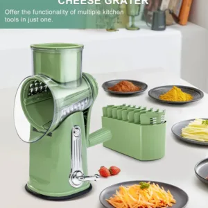 🔥Last Day promotion🔥5 in 1 Rotary Käsereibe Gemüseschneider